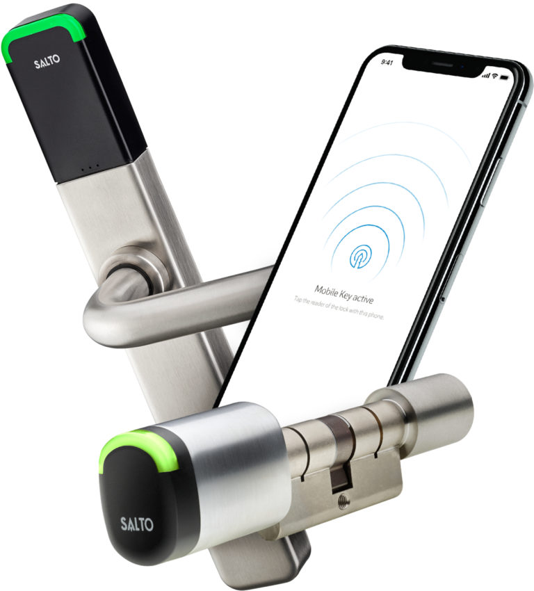 Cerradura electrónica inalámbrica que se abre desde el teléfono